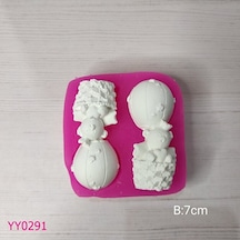 Yy0291 Uçan Balonda Ayıcıklar Silikon Kalıp