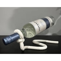 Sihirli Halat Şarap Şişesi Tutucu / Dekoratif Şarap Standı - Defy Gravity: Magical Rope Wine Bottle Holder
