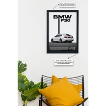 Bmw 3.20d F30 V2 Tasarım Çerçeveli Poster Tablo