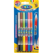 Carioca Çift Renkli Süper Yıkanabilir Keçeli Kalem 12 Renk 42269
