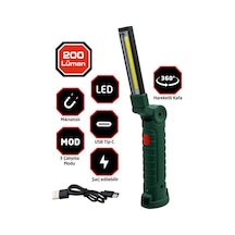 Rox 0226 Şarjlı Katlanır Çok Amaçlı Çalışma Feneri 200 Lümen