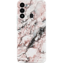 Tecno Spark 8C Kılıf Resimli Silikon Colorfull Marble 2 1389 Siyah