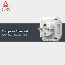 Tenfowee Akıllı Lcd Ekranlı Duka St-1 Priz Test Cihazı - Devre Polarite Dedektörü & Güvenlik Kontrolü