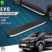 S-dizayn Peugeot 3008 Evo Aluminyum Yan Basamak 183 Cm 2009-2016 A+ Kalite