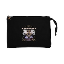 Hypocrisy Catch 22 Siyah Clutch Astarlı Cüzdan / El Çantası Siyah