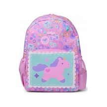 Smiggle Little Journeys Junior Kapüşonlu Karakter Sırt Çantası Pembe 458340 Çok  Renkli