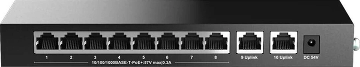 Magic Bs210t-p 8 Port Poe+ 2 Port Uplink 10-100-1000 Mbps Metal Kasa Swich-113085