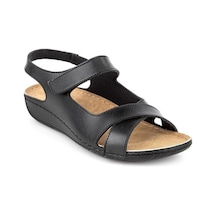Muya Flores 32240-430 Anatomik Taban Kadın Sandalet Siyah 36-40 Siyah