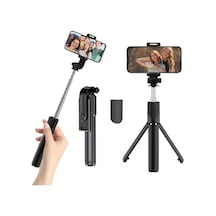 Ga66 3in1 Bluetooth Selfie Çubuğu Tripod Canlı Yayın Standı Telefon Tutucu Katlanabilir Genişletilebilir Deklanşörlü Monopod