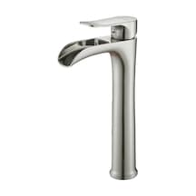 Fause Yüksek Çanak Lavabo Bataryası Şelale Fırçalanmış Nikel Ksl112-br Nikel
