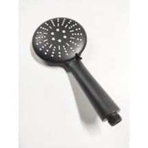 Fonksiyonlu Siyah El Duşu - Duş Başlığı Duş Başlığı Plastik Diğer