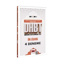 Yargı Yayınları Dhbt 1-dhbt 2 Ön Lisans 4 Deneme Sınavı