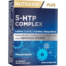 Nutraxin 5-htp Complex 30 Tablet L-karnitin, Ginkgo Biloba, Coq-10, Vitamin B6 B12, Çinko Ve Bitkisel Ekstreli Destek Takviyesi Sku: Smg8690010388704