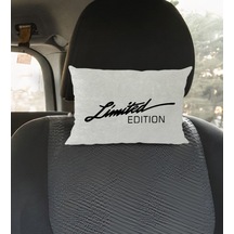 Bk Gift Limited Edition Tasarımlı Dikdörtgen Araç Koltuk Yastığı-