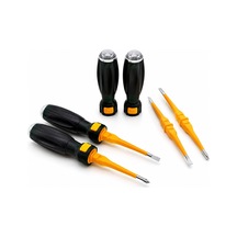 Eltaş Lrd-160 Kontrol Kalemi Ve Tornavida 2in1 Düz Korumalı Tak Çıkar Yıldız Uç Ergonomik Sap - 18'li Paket