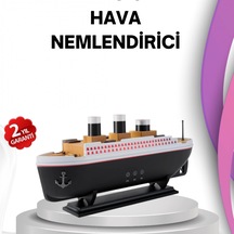 Titanik Gemi Tasarımlı Aroma Difüzörü 7 Renk Led Işıklı Ultra Sessiz Oda Nemlendirici