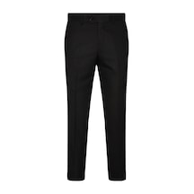 Süvari Siyah Slim Fit Düz Pantolon