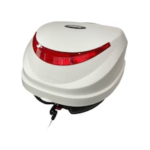Motosiklet Arka Çanta 32 Litre Beyaz Sırt Dayama Pedi Motor Çanta Renkli