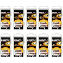 Duracell 312 Numara 10 Paket Kulaklık İşitme Cihazı Pili