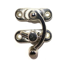 Yay Gözü, Ahşap Kutu Klipsi - Küçük 28x33 Mm, Nikel 1 Adet Diğer