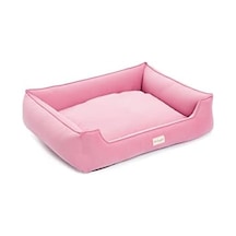 Pet Leo Pembe Köpek Yatağı L 80x105cm Açık Bej
