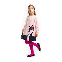 Denokids Zarif Ceylan Elbise Pembe