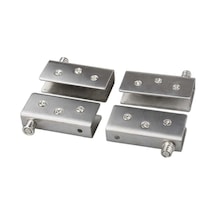 4'lü Cam Kapı Menteşesi 90 Pivot Menteşe, Delinmeyen Cam, Paslanmaz Çelik, 8-10 Mm Camlara Uygun