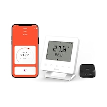 Akıllı Oda Termostatı Kablosuz Kombi Kontrolü V5 Beyaz Diğer