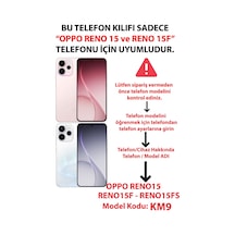 Oppo Reno 15 - Reno 15f Uyumlu Pembe Fiyonklu Ve Kiraz Desenli Krem Baskılı Silikon Kılıf