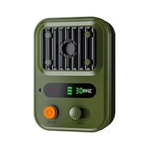 Geeksen Yeşil Pu87 Ultrasonik Köpek Kovucu, Otomatik Havlama Durdurucu, 50 Ft Etki Mesafesi, Ip54 Su Geçirmez, 3 Modlu Taşınabilir Dış Mekan Uygulaması