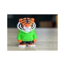 Kapüşonlu Kaplan Figürü 10cm