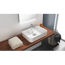 Tezgah Üstü Set Üstü Lavabo 35 50 Delikli Quarter Bath Rapid Line Line Diğer