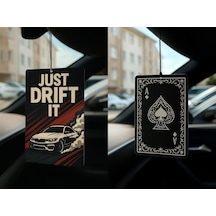 Just Drift It Ve Maça As - İkili Oto Kokusu - Dekoratif Araç Kokusu Ve Aksesuarı