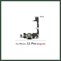 Bezos Apple iPhone Uyumlu 11 Pro Full Şarj Soketi  Siyah Nhr Standart