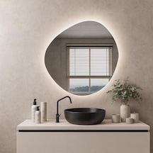 90x90 Cm Organic Dimmable Dokunmatik Led Ayna Günışığı 3000k Sarı