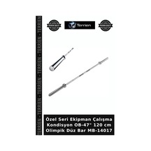Özel Seri Ekipman Çalışma Kondisyon Ob-47" 120 Cm Olimpik Düz Bar Mb-14017