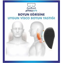 Visco Araba Boyun Yastığı Ortopedik Oto Boyun Yastığı Araç Boyun Yastığı Seyahat Yastığı