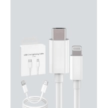Aşırı Şarj Ve Pil Koruması İle Akıllı Çipli Lightning Kablo 1.2m 52167195
