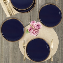 Keramika Nordic Gold Kobalt Pasta Tabağı 22 Cm 6 Adet