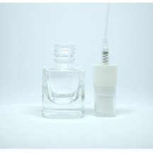 Boş Parfüm ve Kolonya Şişesi 5 ML 5 Adet Boş Cam Beyaz Sprey Şişe