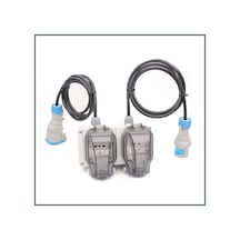 Tekne Ve Karavan Besleme Öncesi Ara Priz 2'li Ip66 1m. Pur Kablol