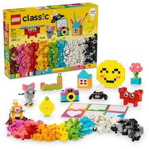 LEGO® Classic Yaratıcı Mutlu Kutu 11042 - 5 Yaş ve Üzeri Çocuklar İçin Hayal Gücünü Geliştiren Yaratıcı Renkli Oyuncak Yapım Seti (680P) LEGO® Classic Yaratıcı Mutlu Kutu 11042 - 5 Yaş ve Üzeri Çocuklar İçin Hayal Gücünü Geliştiren Yaratıcı Renkli Oyuncak Yapım Seti (680P)