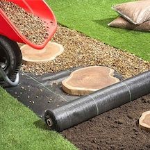 Taban Örtüsü 3X40 M Jüt Yer Örtüsü Malç Taş Toprak Altı Örtü...