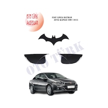 Fiat Linea Yarasa Batman Ayna Kapağı 2007 2015 Piano Black