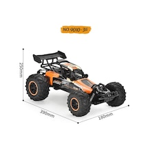 9010-3e 1:10 Kumandalı 40 Cm Dev Off-road Araba Şarjlı, 2.4ghz, Yüksek Hızlı Rc Arazi Canavarı - Turuncu