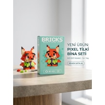 Mini Bricks Figür Parçalı Yapı Oyuncağı Tilki