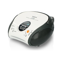 LENCO SCD-24 BEYAZ - CD ÇALARLI TAŞINABİLİR STEREO FM RADYO - BEY