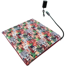 Kedi Minderi Isıtmalı Model 45x45cm 12v Adaptörlü Su Geçirmez Kdtes77