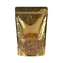 Doypack Gold+Metalize Şeffaf Kilitli 11X18.5X7 50 Adetli