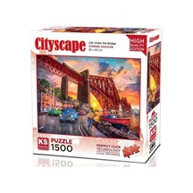 Ks Games Puzzle 1500 Parça Forth Bridge At Sunset 22039